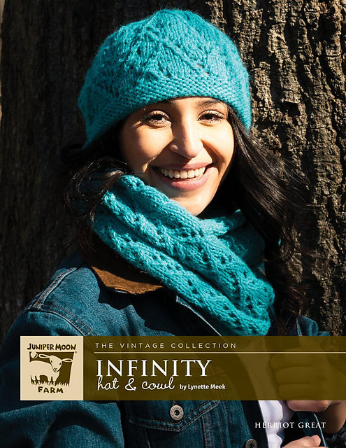 A Juniper Moon Farm Herriot Great Pattern - Infinity Hat & Cowl - Free with Purchases of 1 Skein of Herriot Great (Print Pattern)