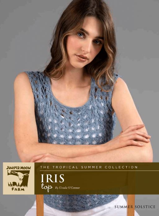 A Juniper Moon Farm Summer Solstice Pattern - Iris Top (PDF)