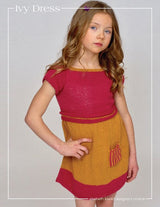 A Elsebeth Lavold Knitting Pattern - Ivy Dress (PDF)  on sale at little knits