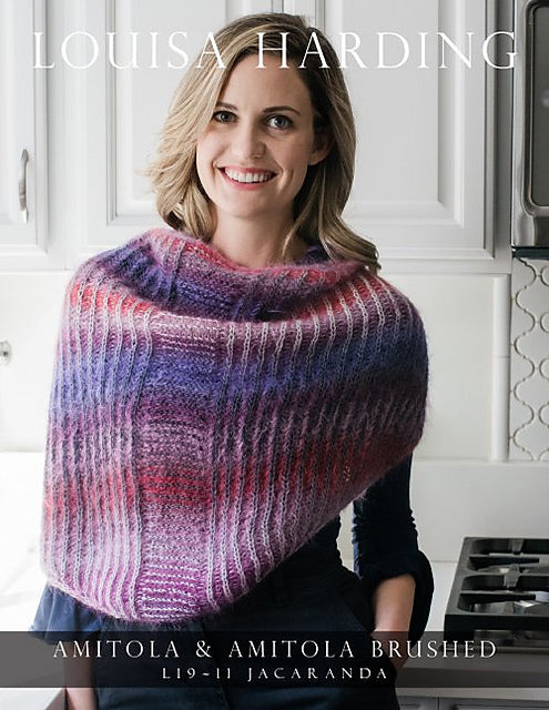 A Louisa Harding Amitola Brushed Pattern - Jacaranda (PDF)