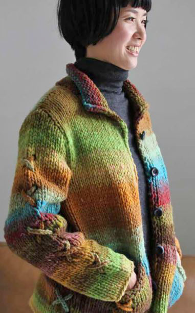 A Noro Kureyon AIR Pattern - AIR Jacket (PDF)