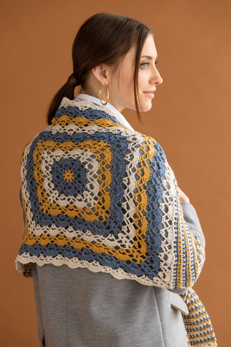 A Queensland United Pattern - Jacqueline Crochet Wrap (PDF)