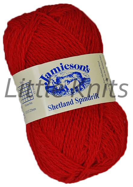 Jamieson's Shetland Spindrift - Scarlet (Color #500)