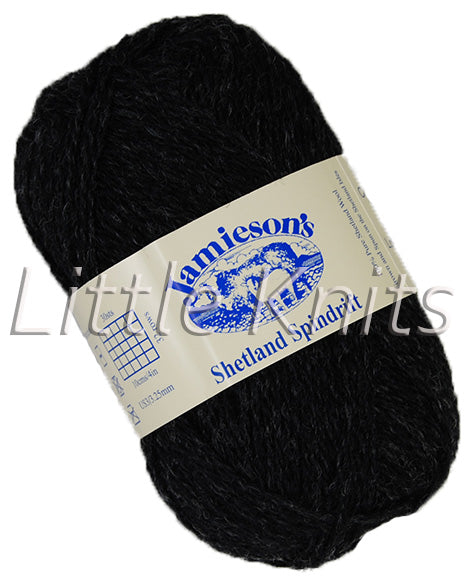 Jamieson's Shetland Spindrift - Charcoal (Color #126)