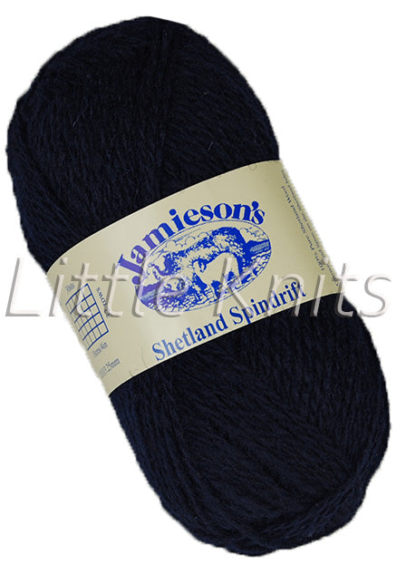 Jamieson's Shetland Spindrift Dark Navy Color 730
Jamieson's of Shetland Spindrift Yarn on Sale with Free Shipping Offer at Little Knits