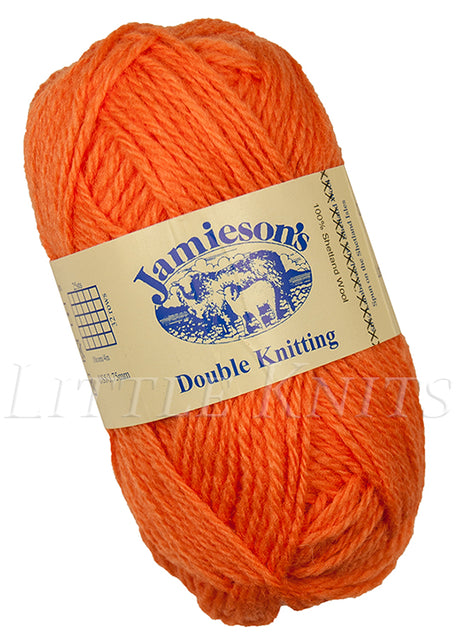 Jamieson's Double Knitting - Tangerine (Color #308)