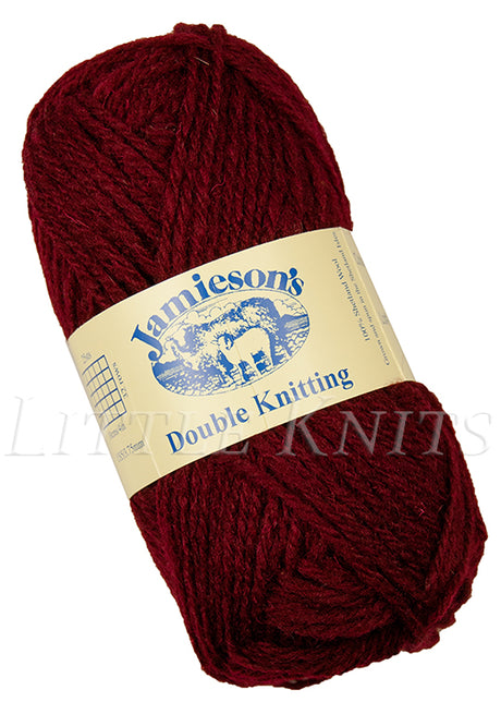 Jamieson's Double Knitting - Maroon (Color #595)