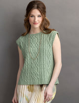 An Elsebeth Lavold Knitting Pattern - Jasmine Top (PDF) on sale at little knits