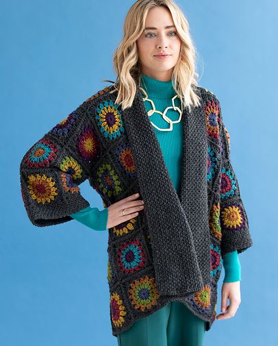 A Mirasol Crochet Pattern - Jeanette Jacket (PDF)
