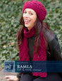 Juniper Moon Farm Moonshine - Ramla Hat and Scarf by Tabetha Hedrick