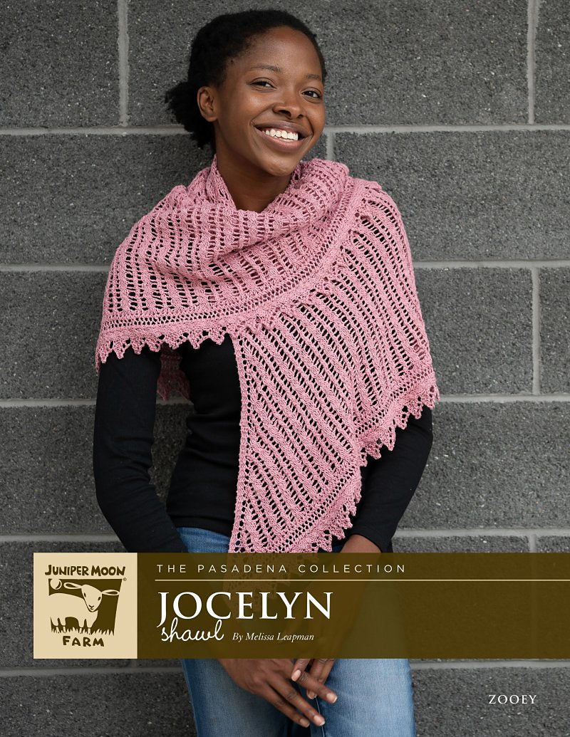 A Juniper Moon Farm Zooey Pattern - Jocelyn Shawl (PDF)
