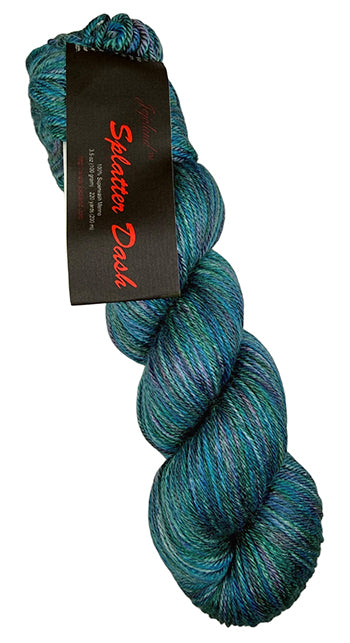 Jojoland Splatter Dash - Oceanside Forest (Color #SD026) - TEN SKEINS