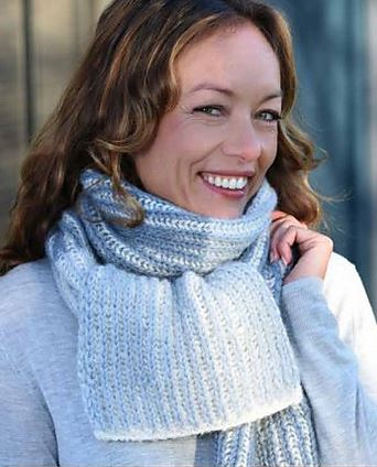 A Juniper Moon Stargazer Brushed Pattern - Josefa Scarf (PDF)