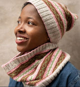 A Juniper Moon Patagonia Organic Merino Pattern - Josette Hat, Cowl & Fingerless Mitts (PDF)