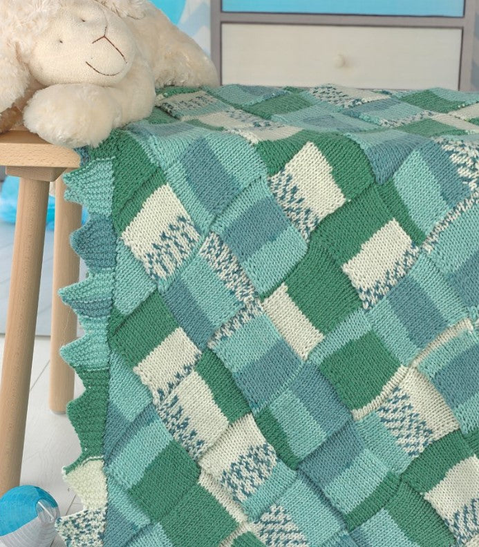 !An EYB Fair Isle Pattern - Jungle Blanket (PDF File)