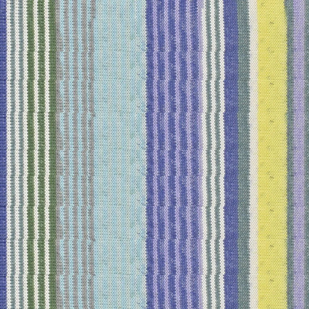 Juniper Moon Farm Cumulus Stripes - Caribbean Sea (Color #512)