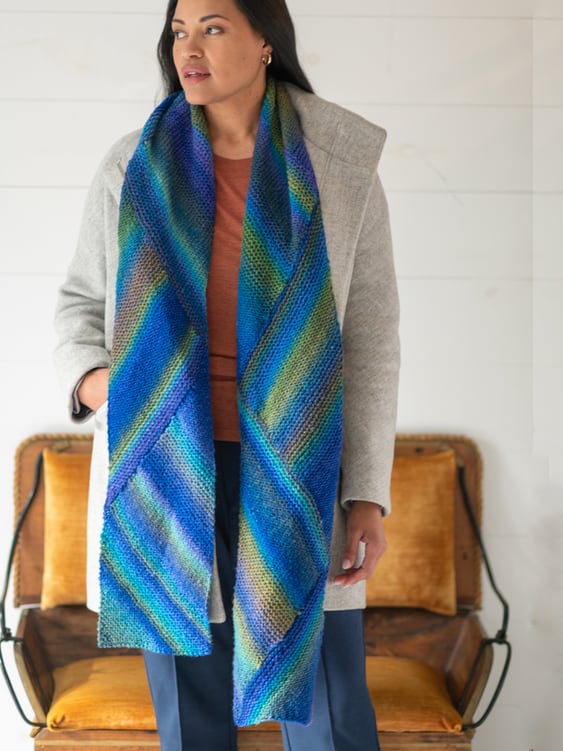 Free Berroco Wizard Scarf Knitting pattern at Little Knits