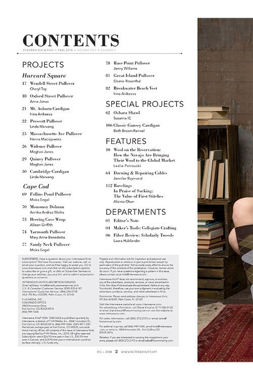 Interweave Knits - Fall 2018 (Out of Print)