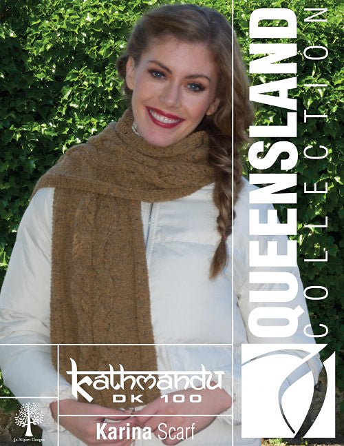 A Queensland Kathmandu DK Pattern - Karina Scarf (PDF File)