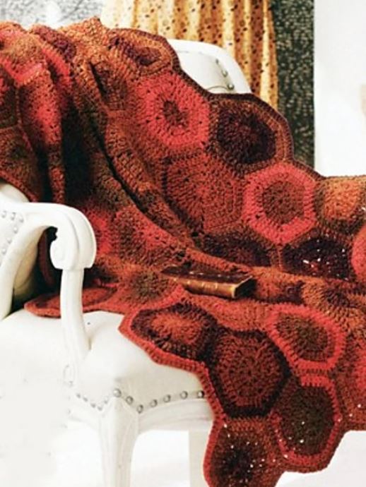 A Noro Karuta Pattern - Crochet Throw 6370 knitting pattern on sale at Little Knits