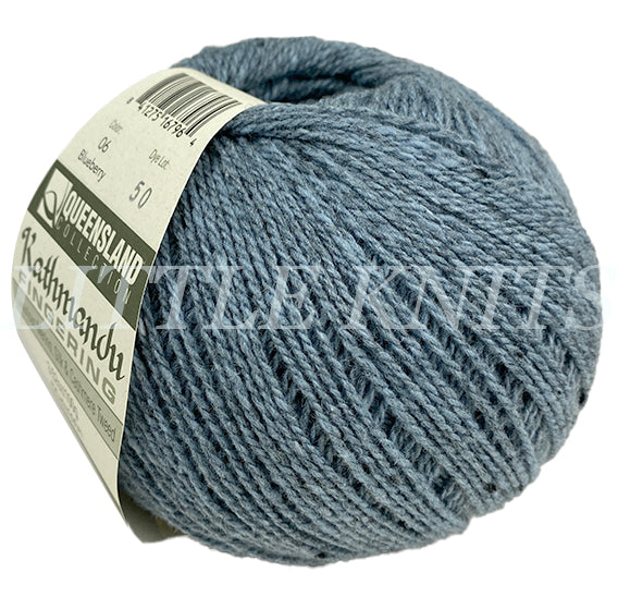 Queensland Kathmandu Fingering - Blueberry (Color #06)