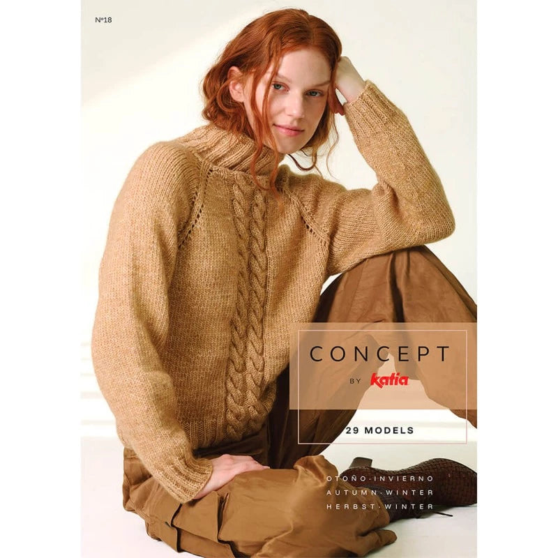 Katia Concept Magazine No. 18 - Autumn/Winter 2025-2026 - FREE SHIPPING w/in CONTIGUOUS US