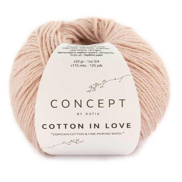 Katia Cotton In Love - Light Salmon (Color #52) Knitting and Crochet yarn on sale at Little Knits