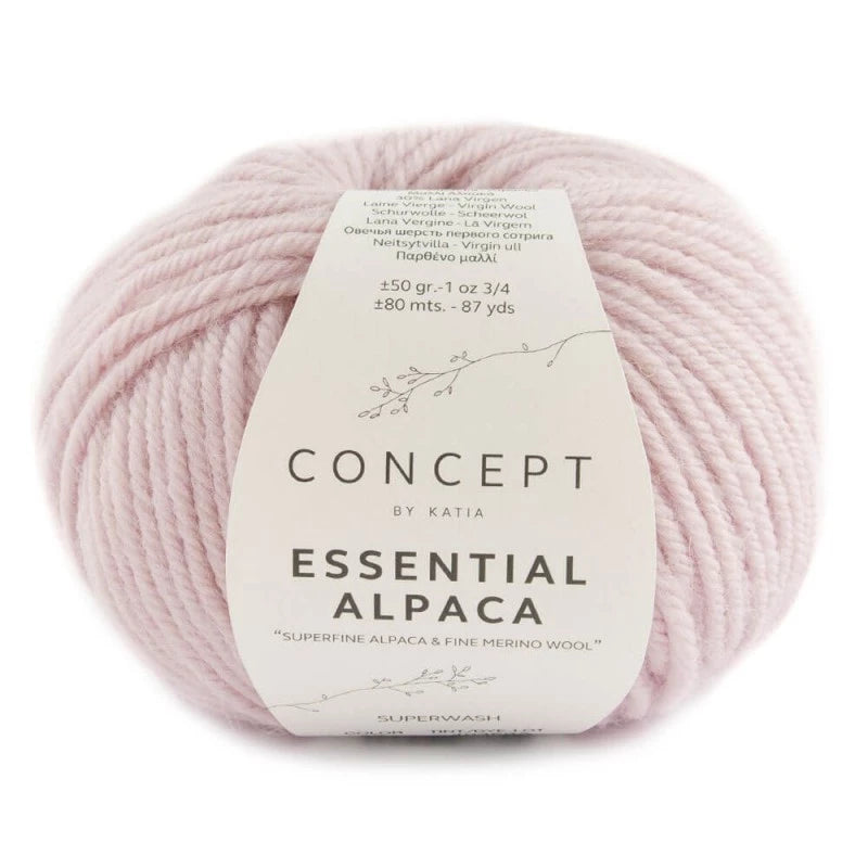 Katia Concept Essential Alpaca - Rose (Color #79) Knitting and Crochet Yarn on sale at Little Knits