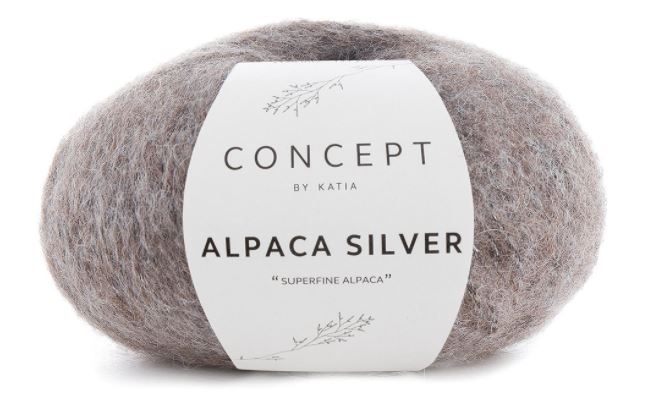 Katia Concept Alpaca Silver Hazel Color 257
Katia Concept Alpaca Silver on Sale at Little Knits