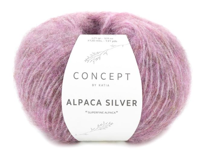 Katia Concept Alpaca Silver Mauve Color 267
Katia Concept Alpaca Silver on Sale at Little Knits