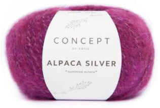 Katia Concept Alpaca Silver - Fuchsia (Color #271)