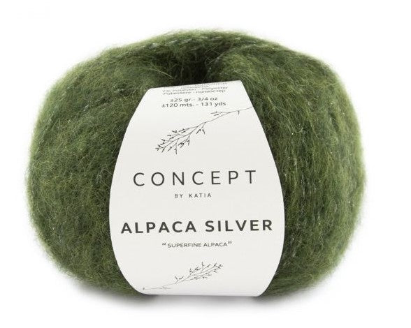 Katia Concept Alpaca Silver - Forest (Color #272)