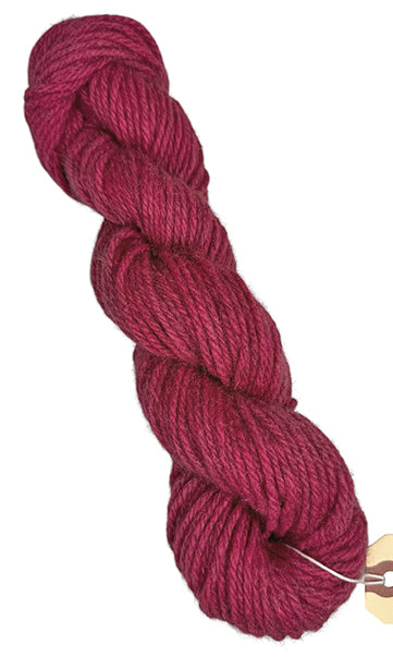 Zealana Kauri Worsted Hand-Dyed - Cherry Pink - 42 Gram Skein