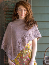 Keely free shawl knitting pattern at Little Knits