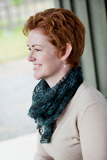 A Churchmouse Yarns and Teas Pattern - Kelly’s Frothy Crocheted Scarf & Wrap (PDF)