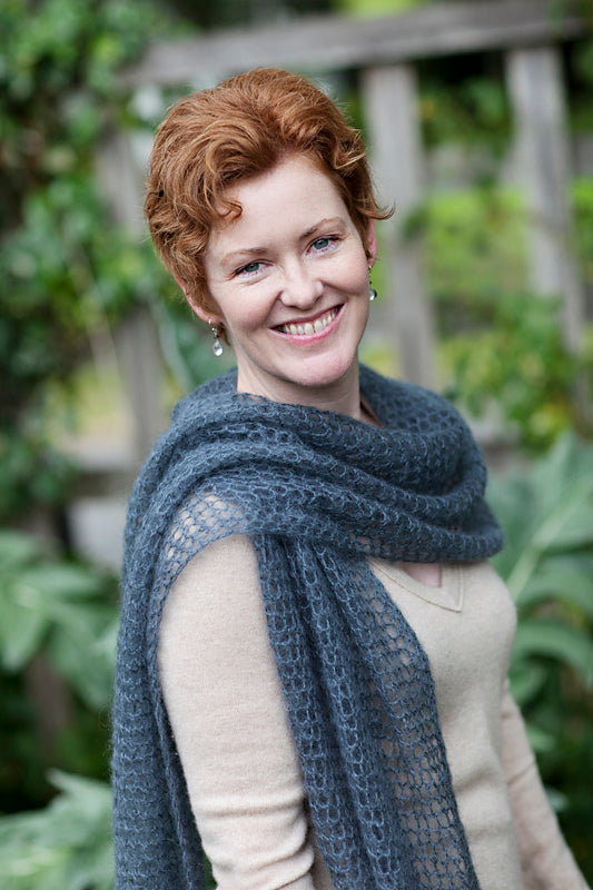 A Churchmouse Yarns and Teas Pattern - Kelly’s Frothy Crocheted Scarf & Wrap (PDF)