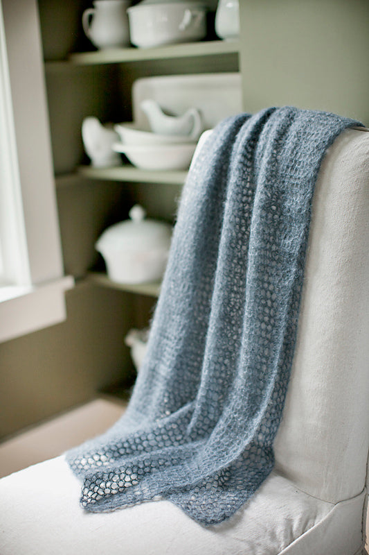 A Churchmouse Yarns and Teas Pattern - Kelly’s Frothy Crocheted Scarf & Wrap (PDF)