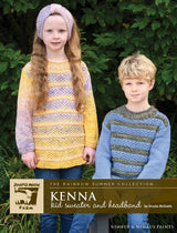 A Juniper Moon Nimbus Pattern - Kenna Kid's Sweater & Headband (PDF)