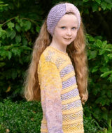 A Juniper Moon Nimbus Pattern - Kenna Kid's Sweater & Headband (PDF)