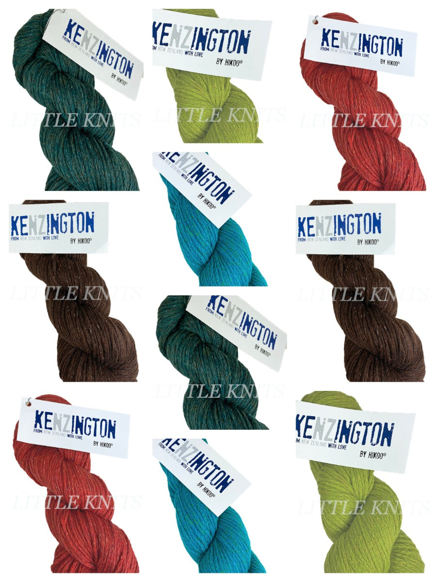 HiKoo Kenzington MYSTERY BAG - 10 SKEIN BAG, 4/3/3 Color SELECTION - 75% OFF SALE!