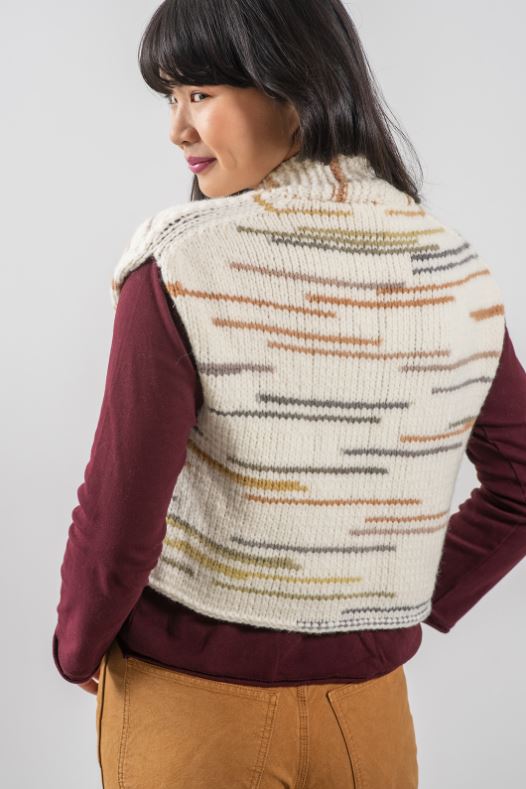 A Berroco Dash Pattern - Kikka Cardigan Vest (PDF)