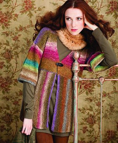 A Noro Silk Garden Pattern - Kimono Cardigan (PDF)