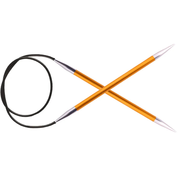 KnitPro Zing 9" Fixed Circular Needles - US 1 (2.25 mm)