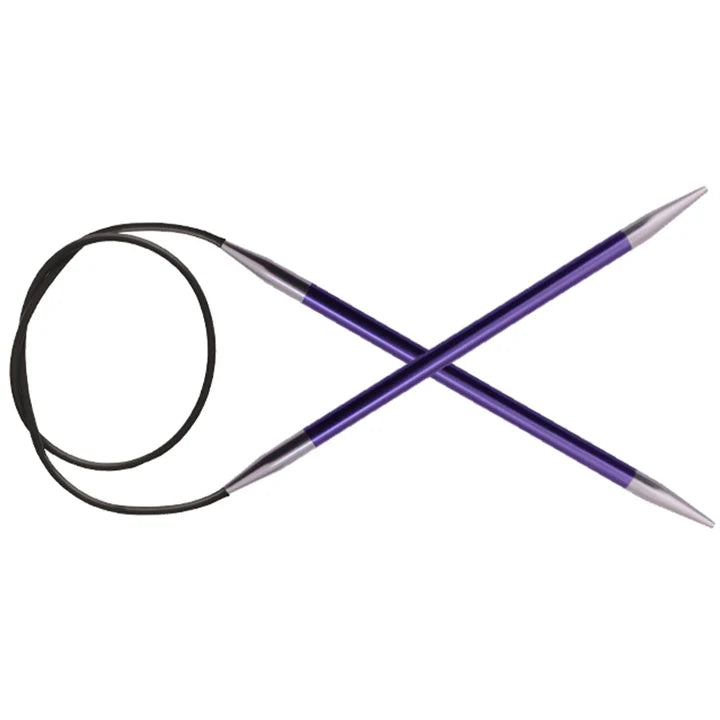 KnitPro Zing 9" Fixed Circular Needles - US 5 (3.75 mm)