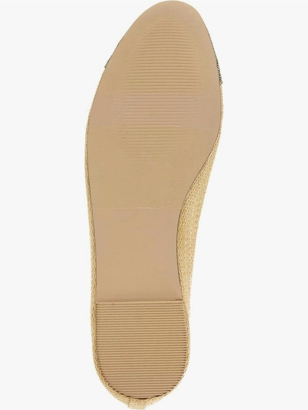 NWT Kensie Women's Allie Flat Raffia Natural Slip - Natural - Size 5M