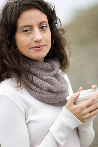 A Churchmouse Yarns and Teas Pattern - Mohair Bias Loop (PDF)