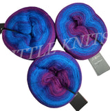 Schoppel Lace Flower - Tanzanite-Cerulian Skies (Color #2350) - Dye Lot B - Price is for ONE Skein