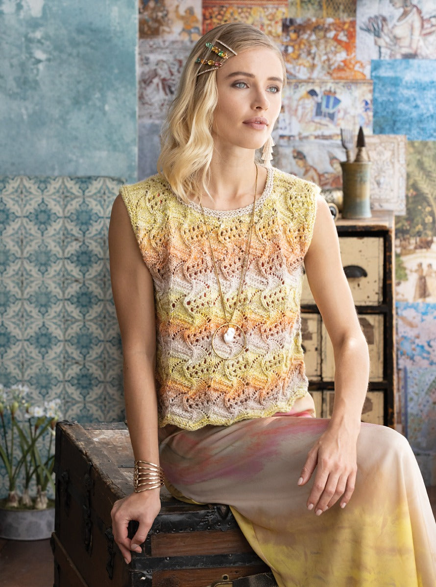 A Noro Akari Pattern - Lace Sleeveless Top #06 (PDF)