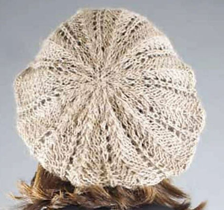 A Queensland Llama Lace Pattern - Lacey Beret (PDF)