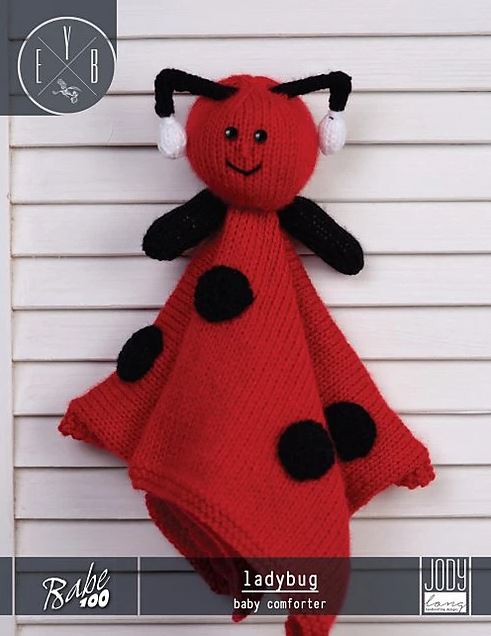 A Ladybug Baby Comforter - Free with Purchases of 4 Skeins of Babe 100 (PDF)